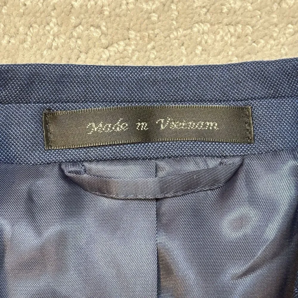 Lauren Ralph Lauren Boys Blue Blazer Sport Coat Sz 12R Preppy Classic Formal